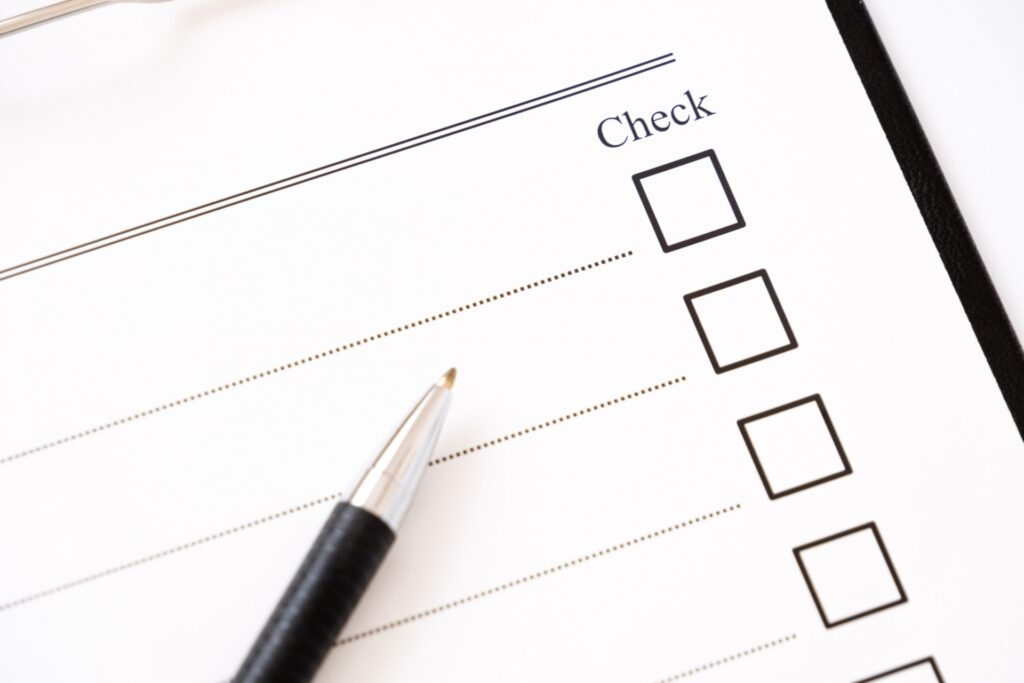 チェックリスト