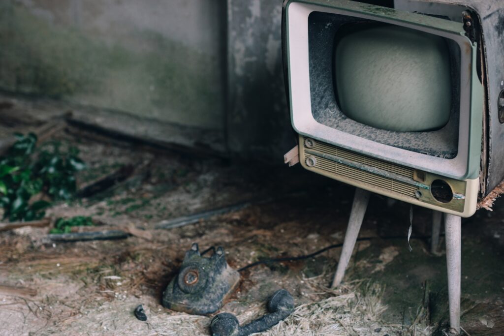 レトロなテレビ