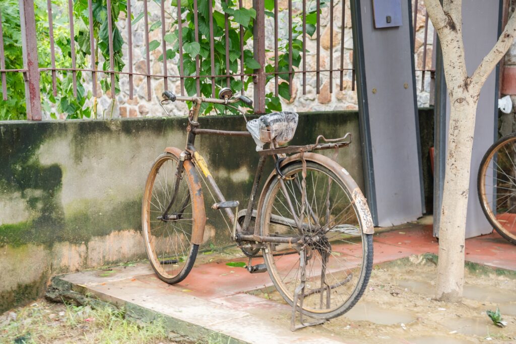 古い自転車