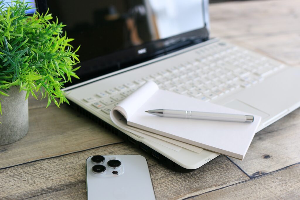 パソコンとメモ