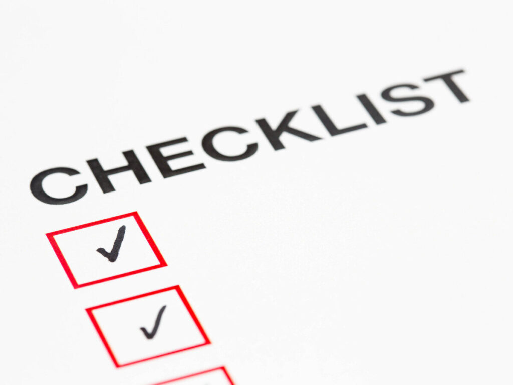チェックリスト